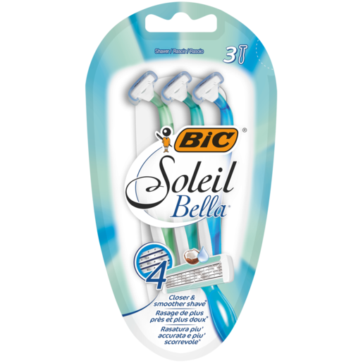 BIC Soleil Bella Women's Disposable Razor Blister 3 Pack