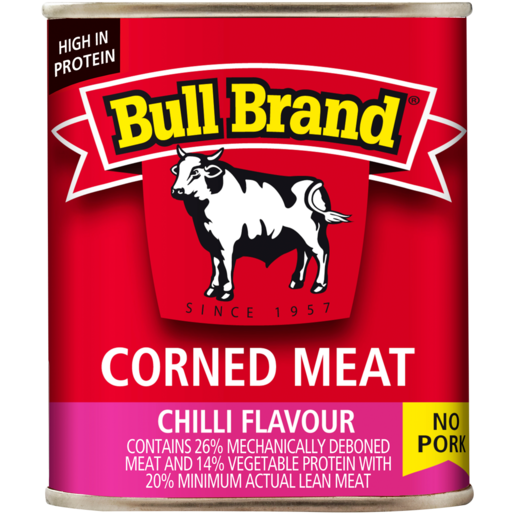 Bull Brand Chilli Flavoured Corned Meat Can 300g