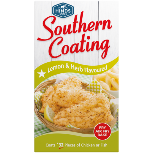 Hinds Spices Lemon & Herb Flavoured Southern Coating 200g