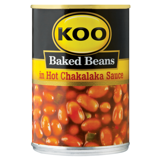 KOO Baked Beans In Hot Chakalaka Sauce Can 410g