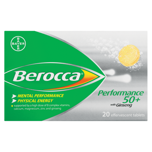 Berocca Performance 50+ Effervescents 20 Pack