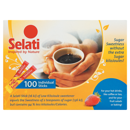 Selati Sweetener Sticks 100 Pack