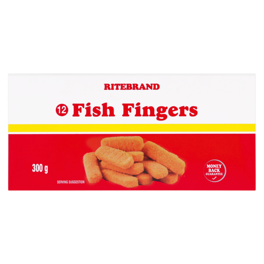Ritebrand Frozen Coated Fish Fingers 300g