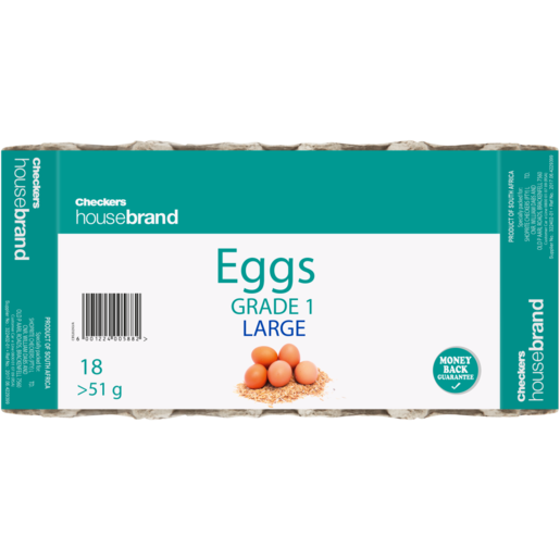 Checkers Housebrand Large Eggs 18 Pack