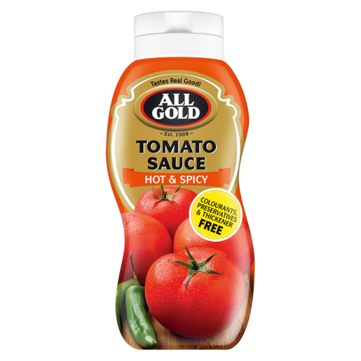 ALL GOLD Hot & Spicy Tomato Sauce 500ml