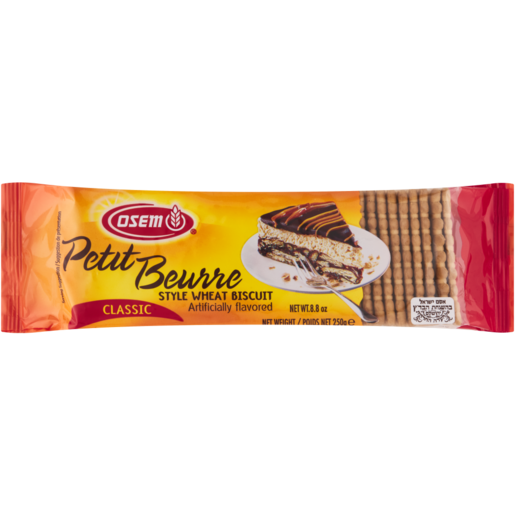 Osem Petit Beurre Style Wheat Biscuits 250g