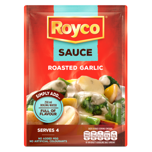 Royco Sauce Roasted Garlic Sauce Pack 13g