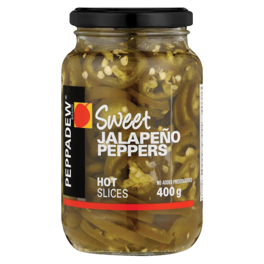 Peppadew Sliced Hot Jalapeño Peppers 400g
