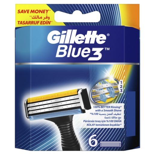 Gillette Blue3 Blades 6 Pack