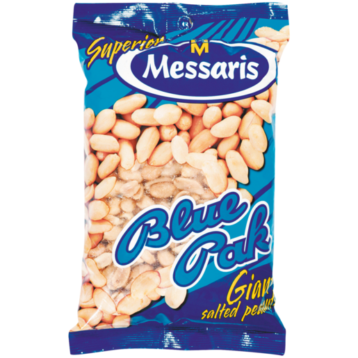 Messaris Blue Pak Giant Salted Peanuts 450g