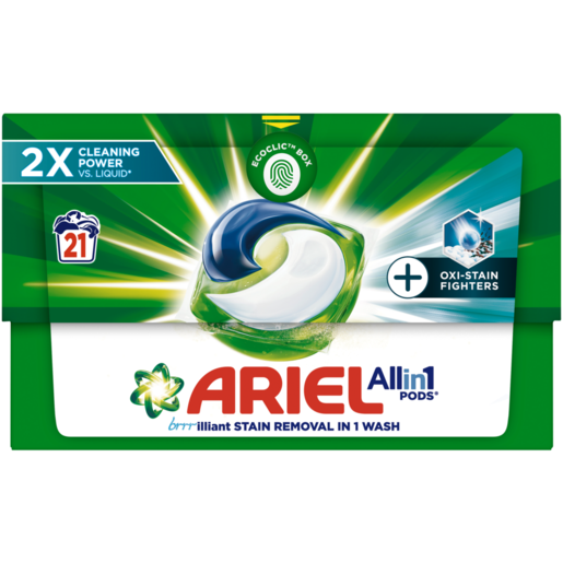 Ariel All-In-1 Automatic Washing Pods 21 Pack