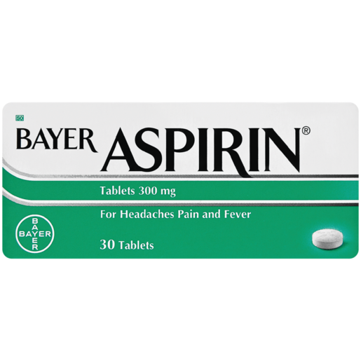 Bayer Aspirin Tablets 30 Pack
