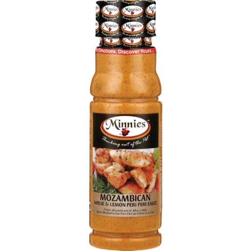 Minnies Mozambican Garlic & Lemon Peri-Peri Sauce 250ml