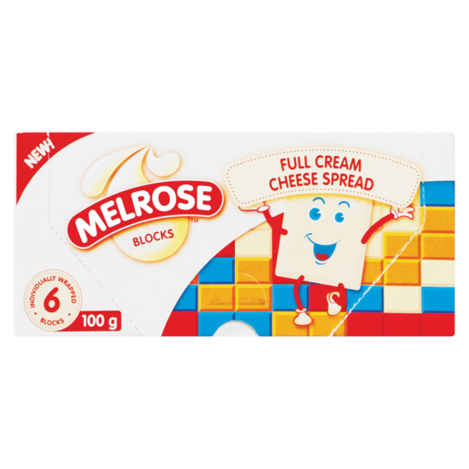 Melrose Blocks Full Cream Cheese Spread 100g
