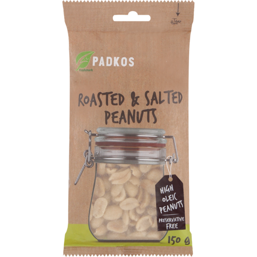 Padkos Roasted & Salted Peanuts 150g