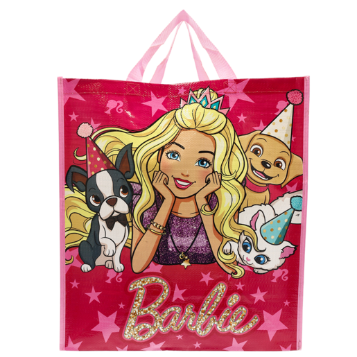 Barbie Reusable Shopping Bag (Assorted Item - Supplied at Random), Reusable Shopping Bags, Handbags, Luggage & Travel, Household