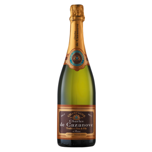 Charles De Cazanove Champagne Brut Wine Bottle 750ml
