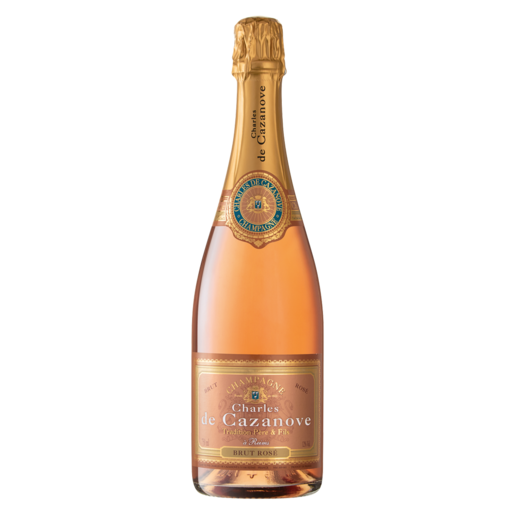 Charles De Cazanove Champagne Brut Rosé Wine Bottle 750ml