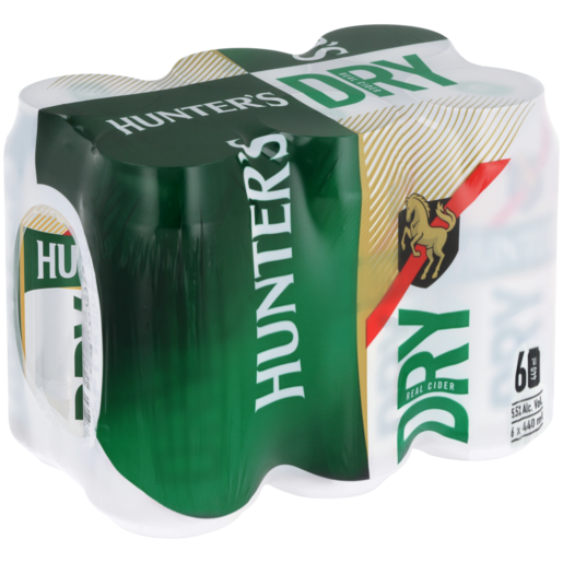 Hunter's Dry Cider Cans 6 x 440ml