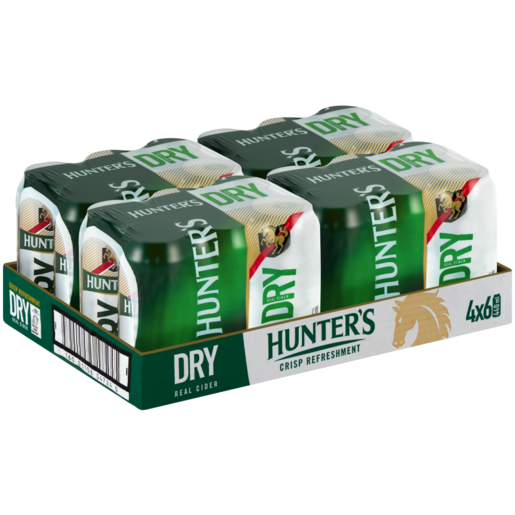 Hunter's Dry Cider Cans 24 x 440ml