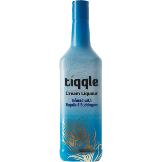 Tiqqle Bubblegum Cream Liqueur Bottle 750ml