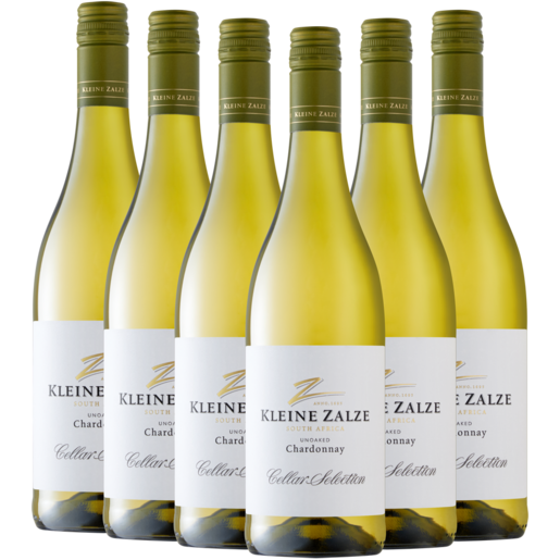 Kleine Zalze Chardonnay White Wine Bottles 6 x 750ml