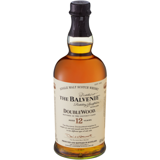The Balvenie Double Wood 12 Year Old Scotch Whisky Bottle 750ml