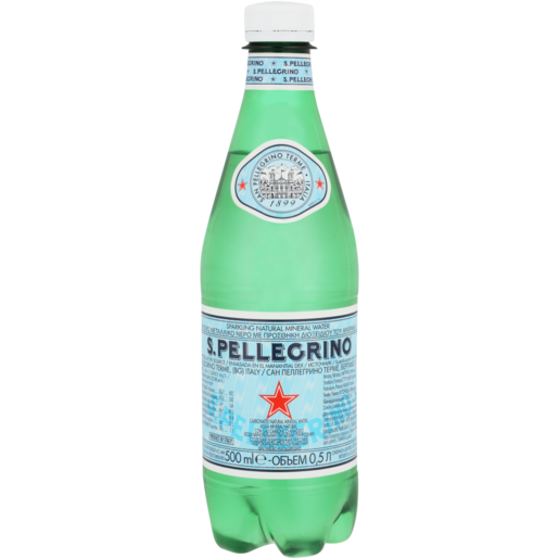 Sanpellegrino Sparkling Mineral Water Bottle 500ml