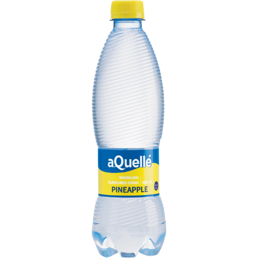 aQuellé Pineapple Flavoured Sparkling Water 500ml