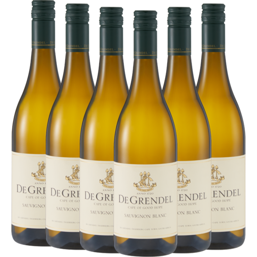 De Grendel Sauvignon Blanc White Wine Bottles 6 x 750ml