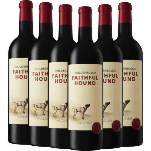 Mulderbosch Wine Faithful Hound Red Wine Bottles 6 x 750ml