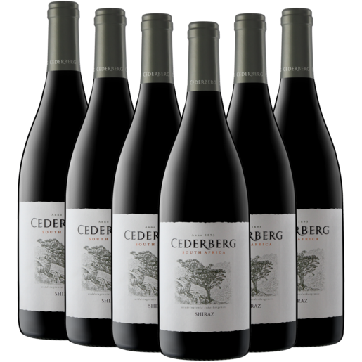 Cederberg Shiraz Wine Bottles 6 x 750ml