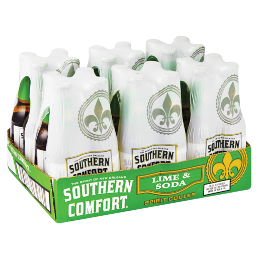 Southern Comfort Lime And Soda Bottles 24 x 275ml