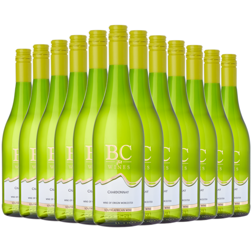 BC Wines Chardonnay White Wine Bottles 12 x 750ml