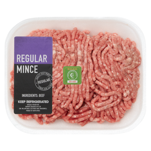 Halaal Regular Beef Mince Per kg