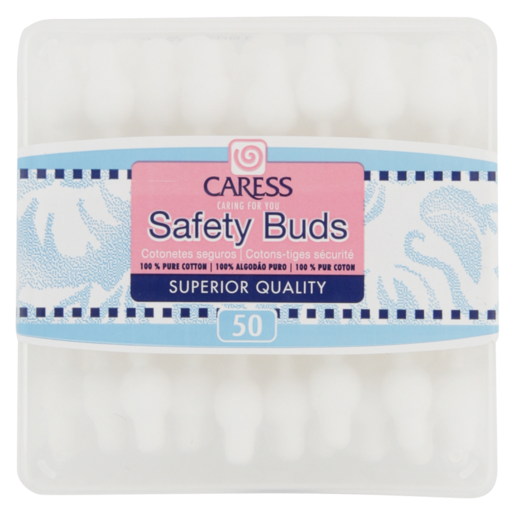 Caress Safety Buds 50 Pack
