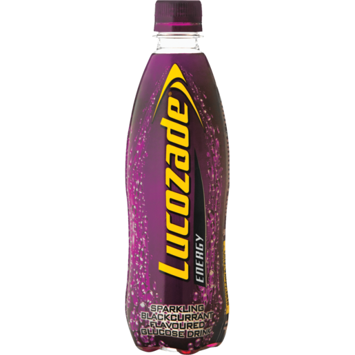 Lucozade Blackcurrant Flavoured Energy Drink Bottle 500ml