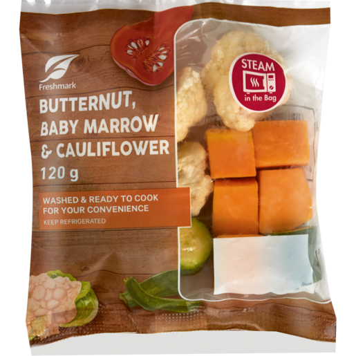Butternut, Baby Marrow & Cauliflower Pack 120g