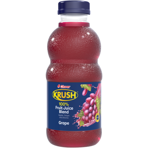 Clover Krush Red Grape 100% Fruit Juice Blend 500ml 