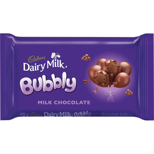 Cadbury Dairy Milk Bubbly Chocolate Slab 40g