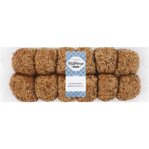 Buttercup Bakery Mini Seeded Wholewheat Rolls 12 Pack