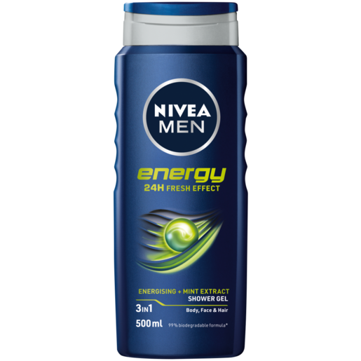 NIVEA MEN Energy Shower Gel 500ml