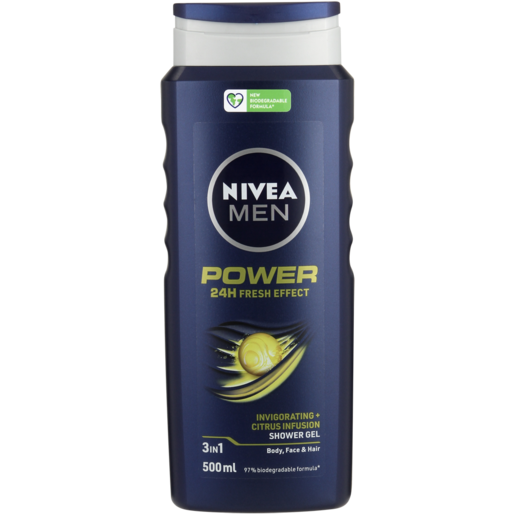 NIVEA Power Fresh Shower Gel 500ml