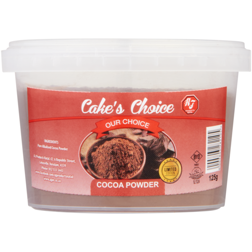 Cake's Choice Cocoa Powder 125g 