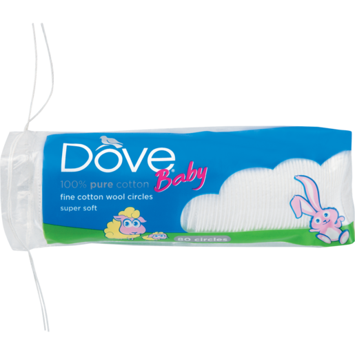 Dove Baby Fine Cotton Wool Circles 80g