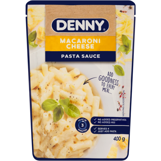 DENNY Macaroni Cheese Instant Pasta Sauce 400g