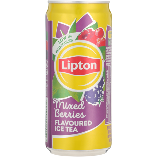 Lipton Mixed Berries Flavoured Ice Tea Can 300ml