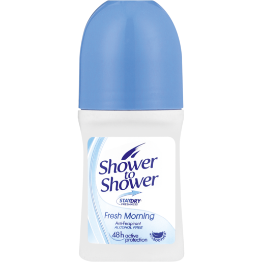 Shower to Shower Fresh Morning Ladies Anti-Perspirant Roll-On 50ml