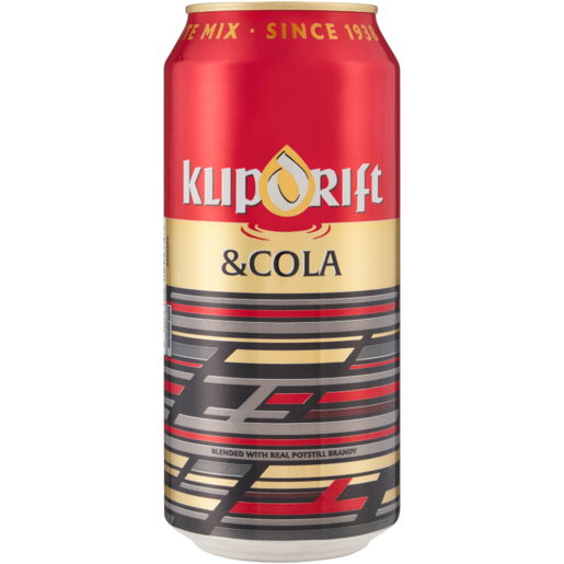 Klipdrift & Cola Can 440ml