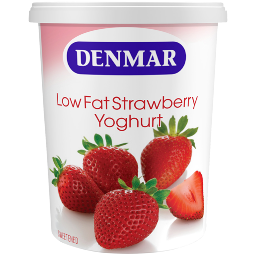 Denmar Low Fat Fruit Strawberry Yoghurt 500g